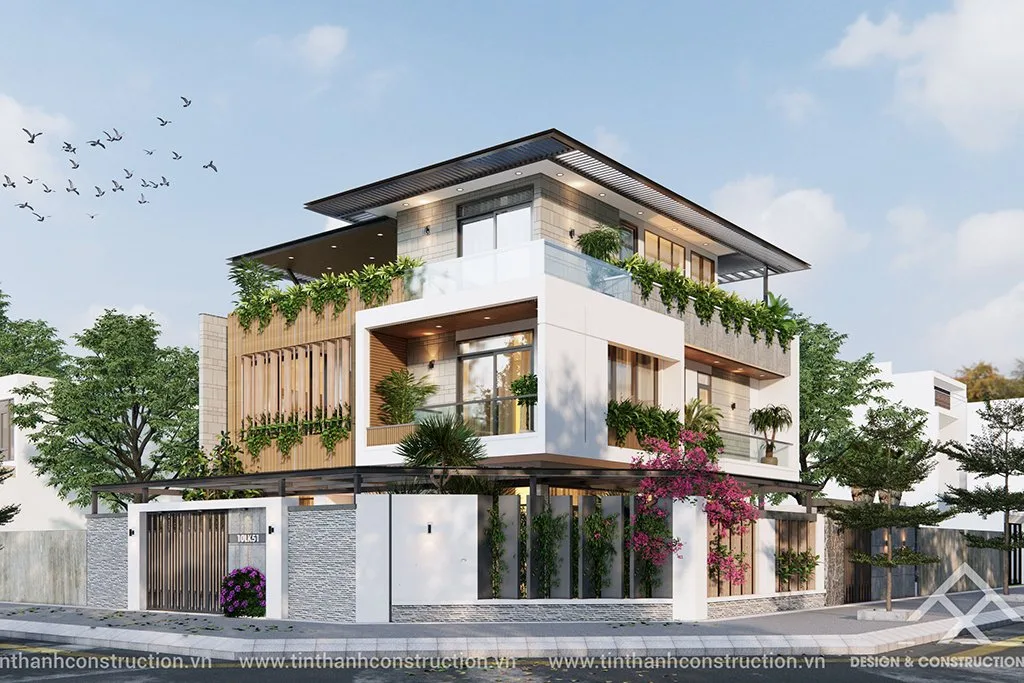 Hình ảnh mẫu nhà đẹp: BIỆT THỰ PHỐ – KĐT LÊ HỒNG PHONG 2